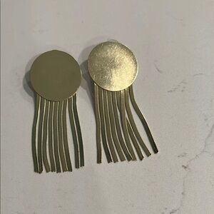 Gold Fringe Earrings